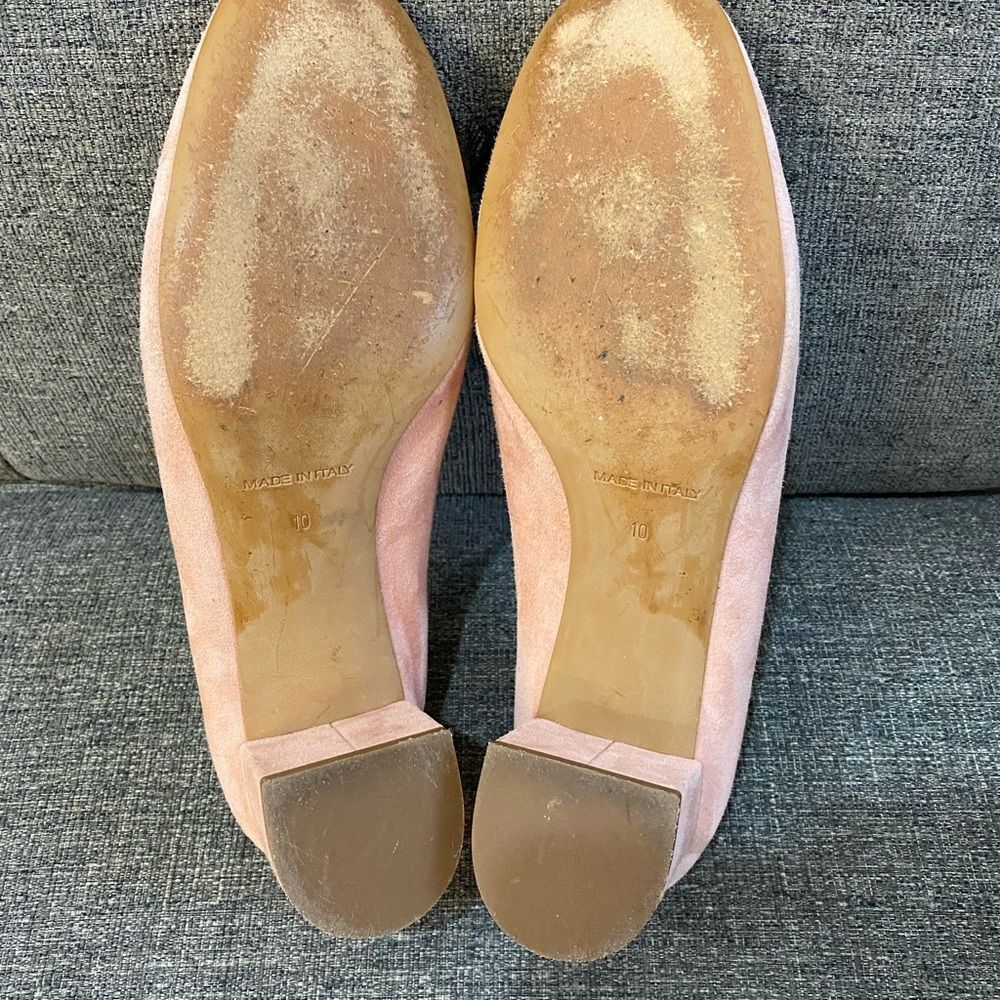 Everlane The Day Heel Pink Suede Women Size 10 - Picture 11 of 13